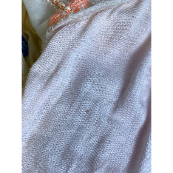 Free People Women's Oversized Pink Mix It Up Puff Mini Tunic Dress Size Small - Picture 9 of 10